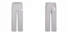 Broken Planet Logo Heather Grey Wide Leg Sweatpants