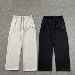 Broken Planet Script Logo Wide Leg Sweatpants - 2 Colors Available