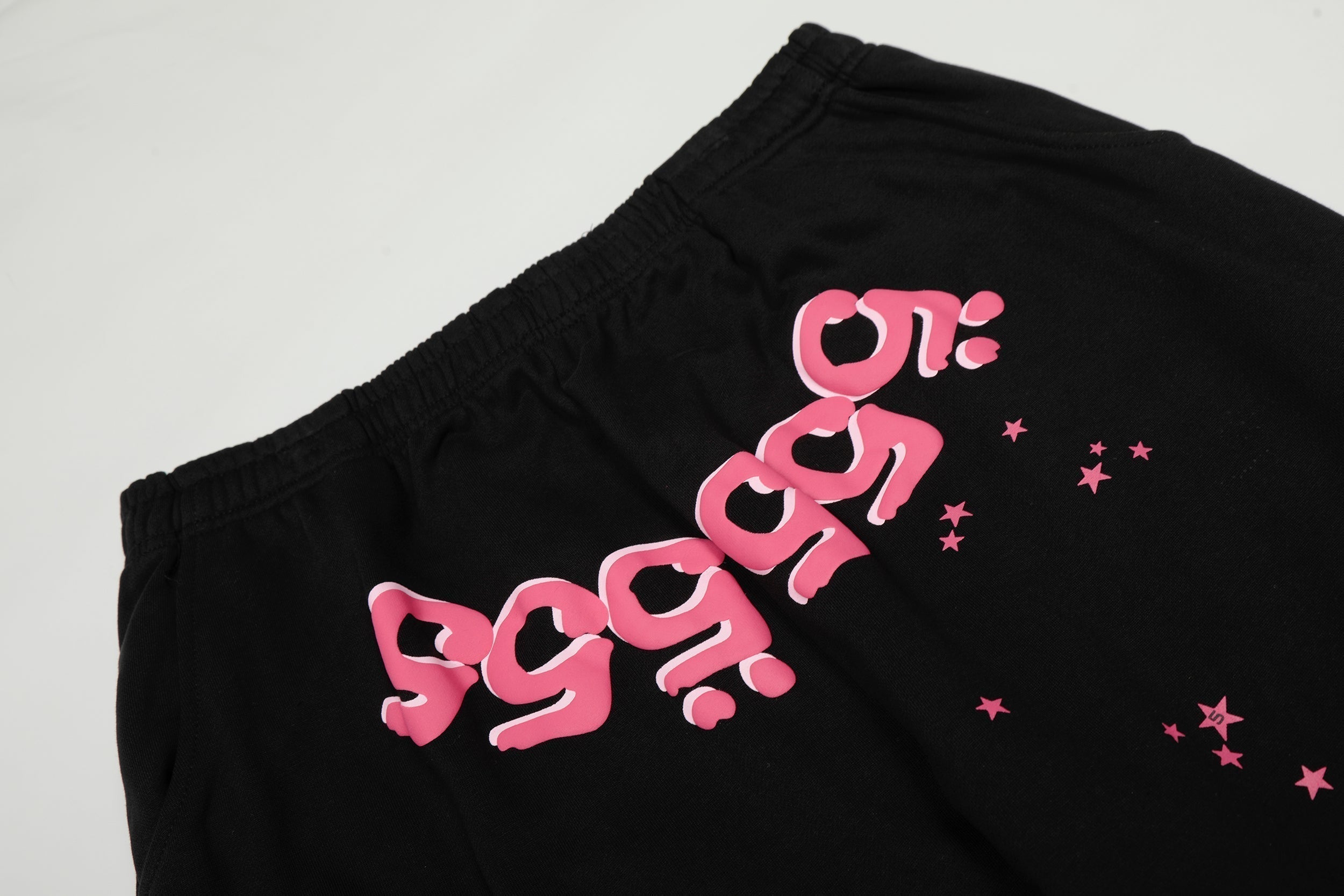Sp5der Black 555‑999 Spider Web Hoodie Sweatpants Set