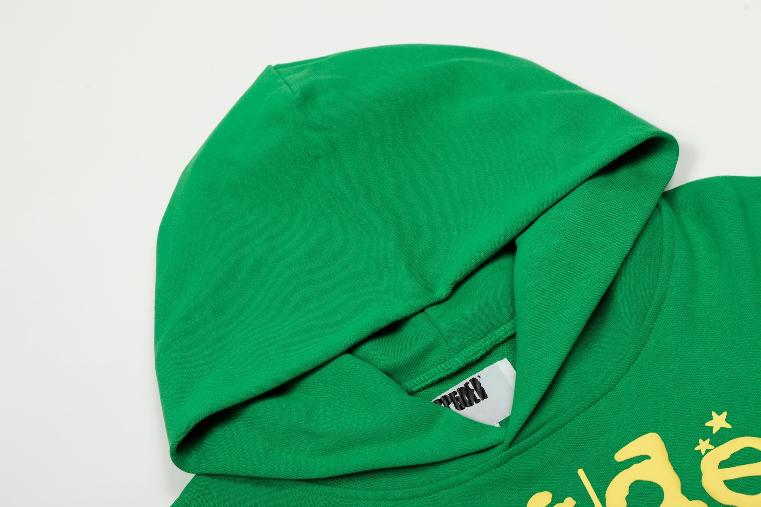 Sp5der Green Spider Web Star Pullover Hoodie