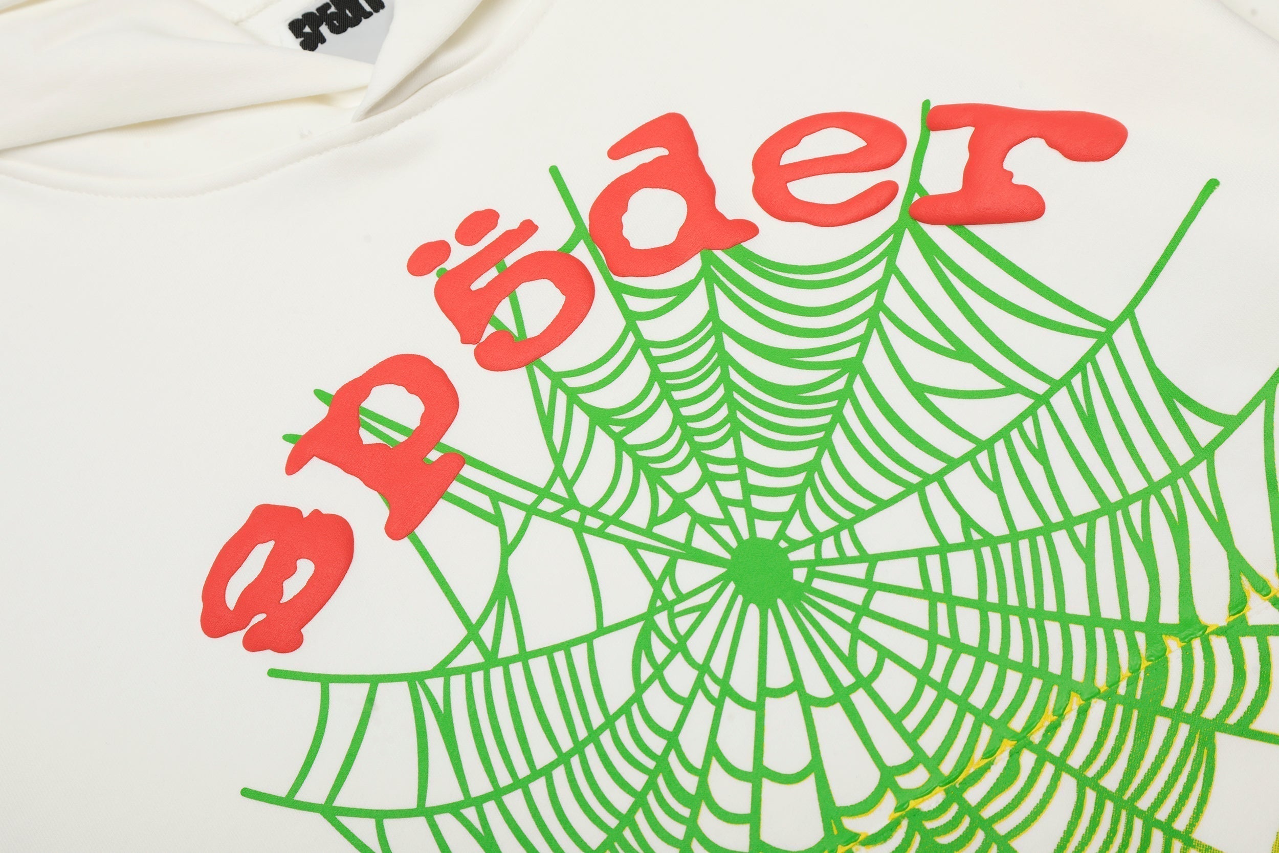 Sp5der White Gradient Spider Web Hoodie Sweatpants Set