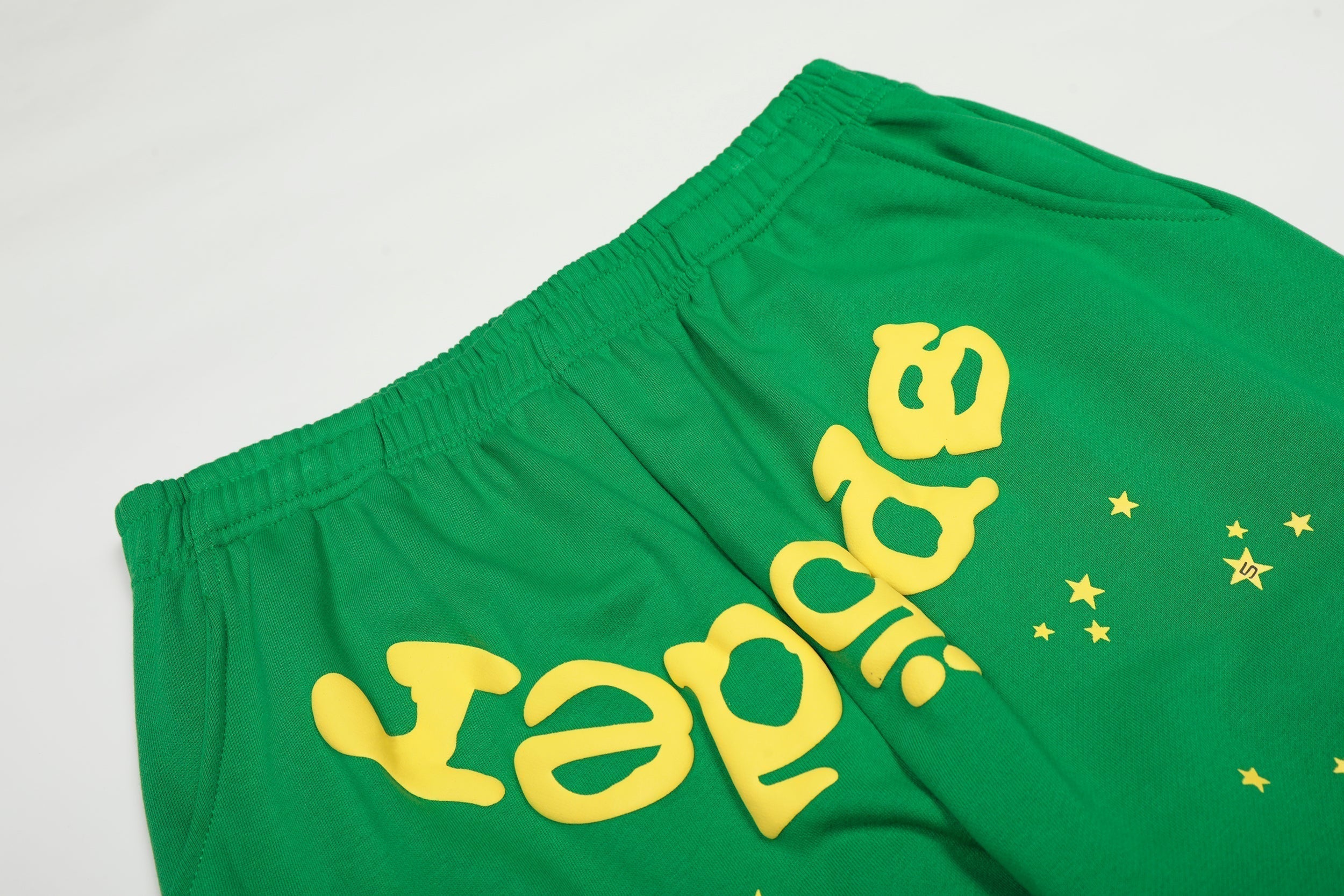 Sp5der Green Spider Web Star Pullover Hoodie