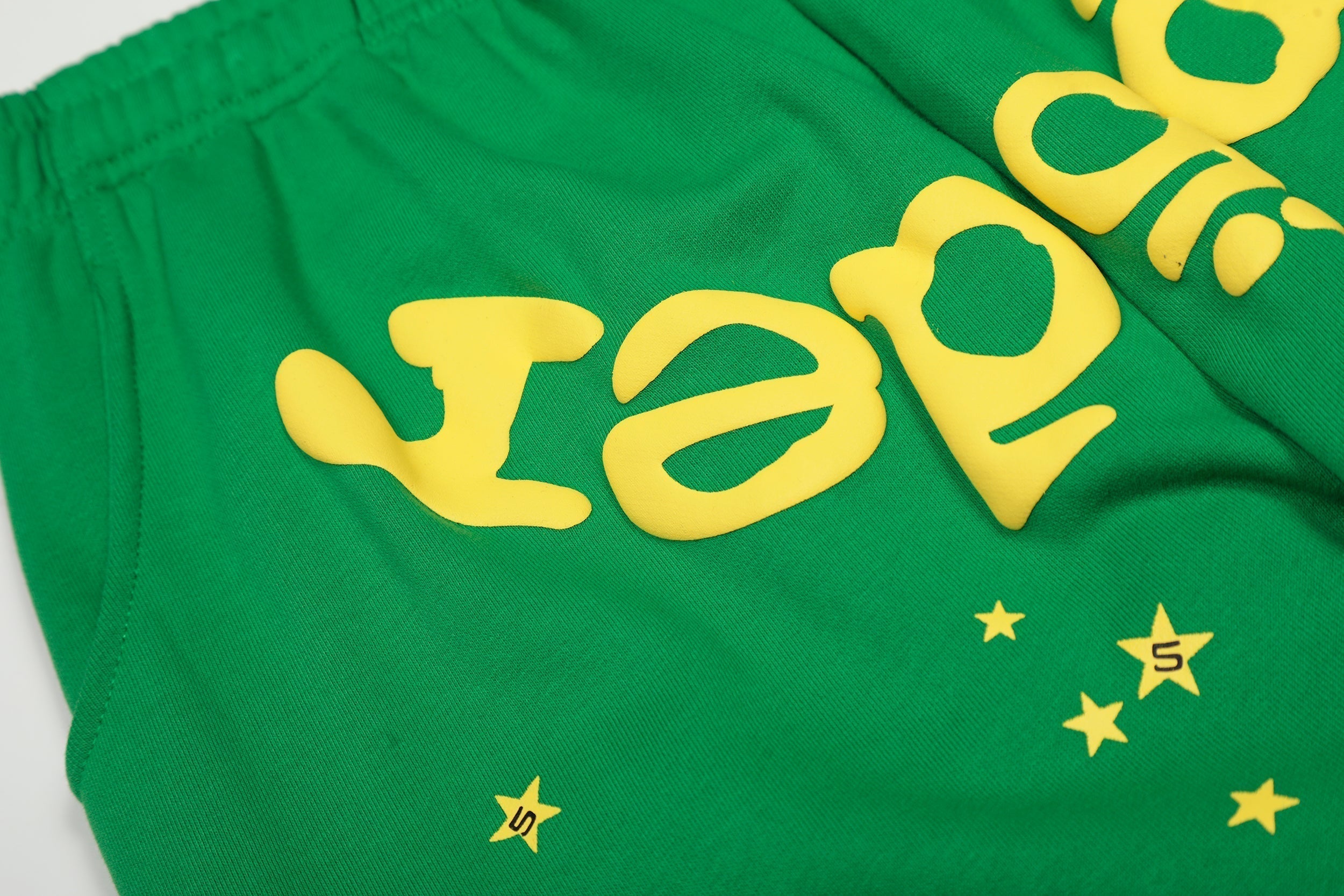 Sp5der Green Spider Web Star Pullover Hoodie