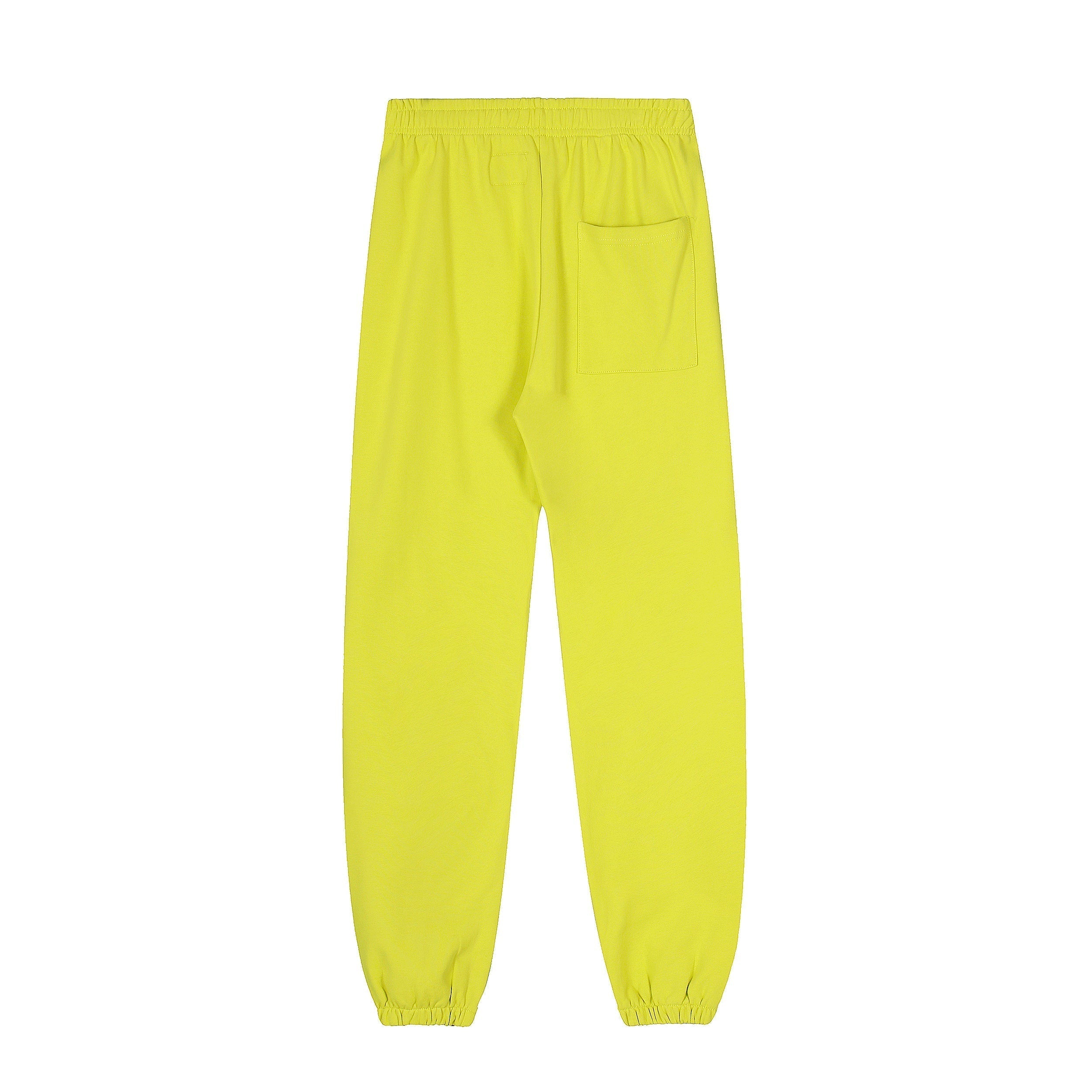 Sp5der Lime Gradient Spider Web Hoodie Sweatpants Set