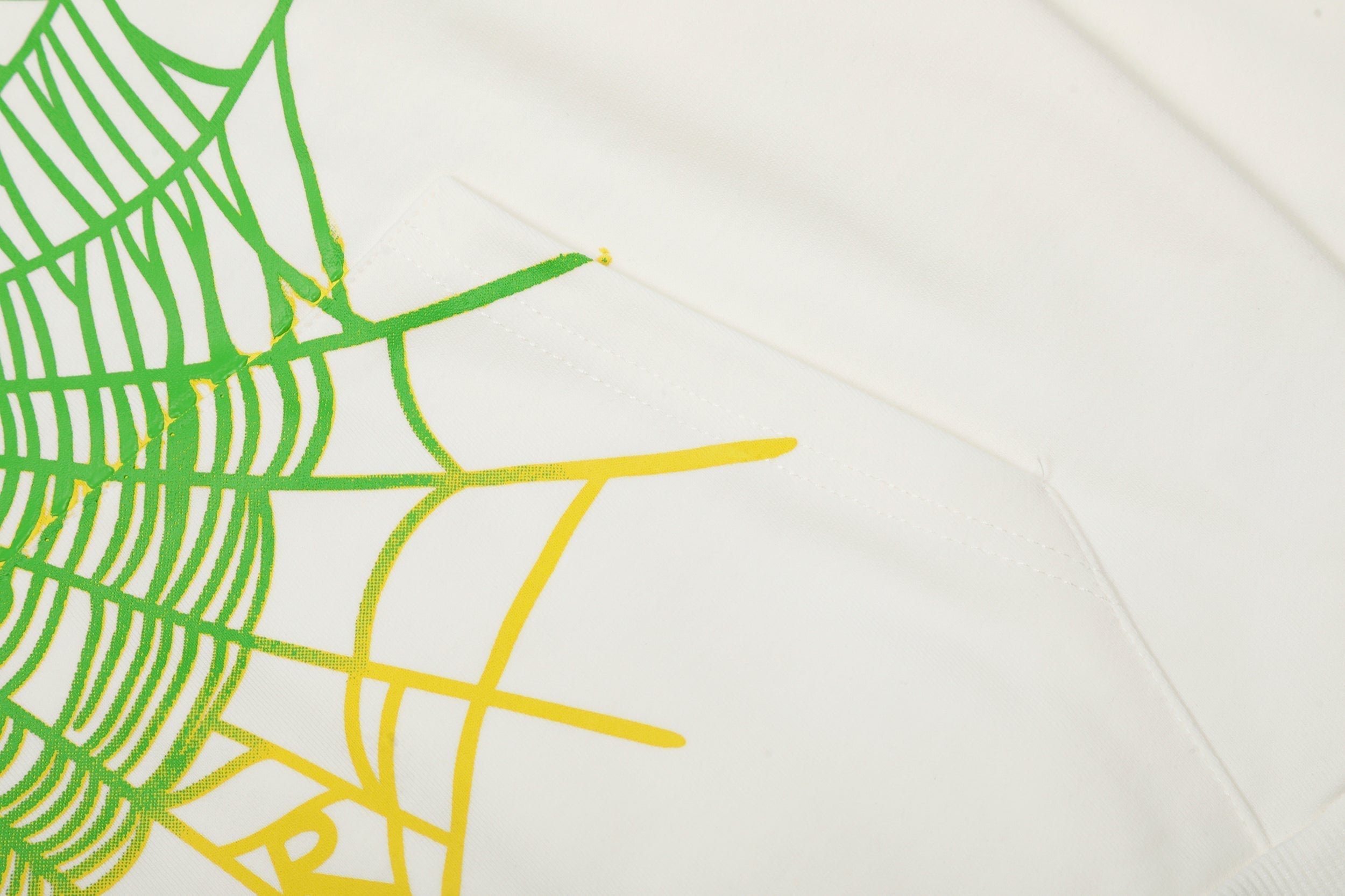 Sp5der White Gradient Spider Web Hoodie Sweatpants Set