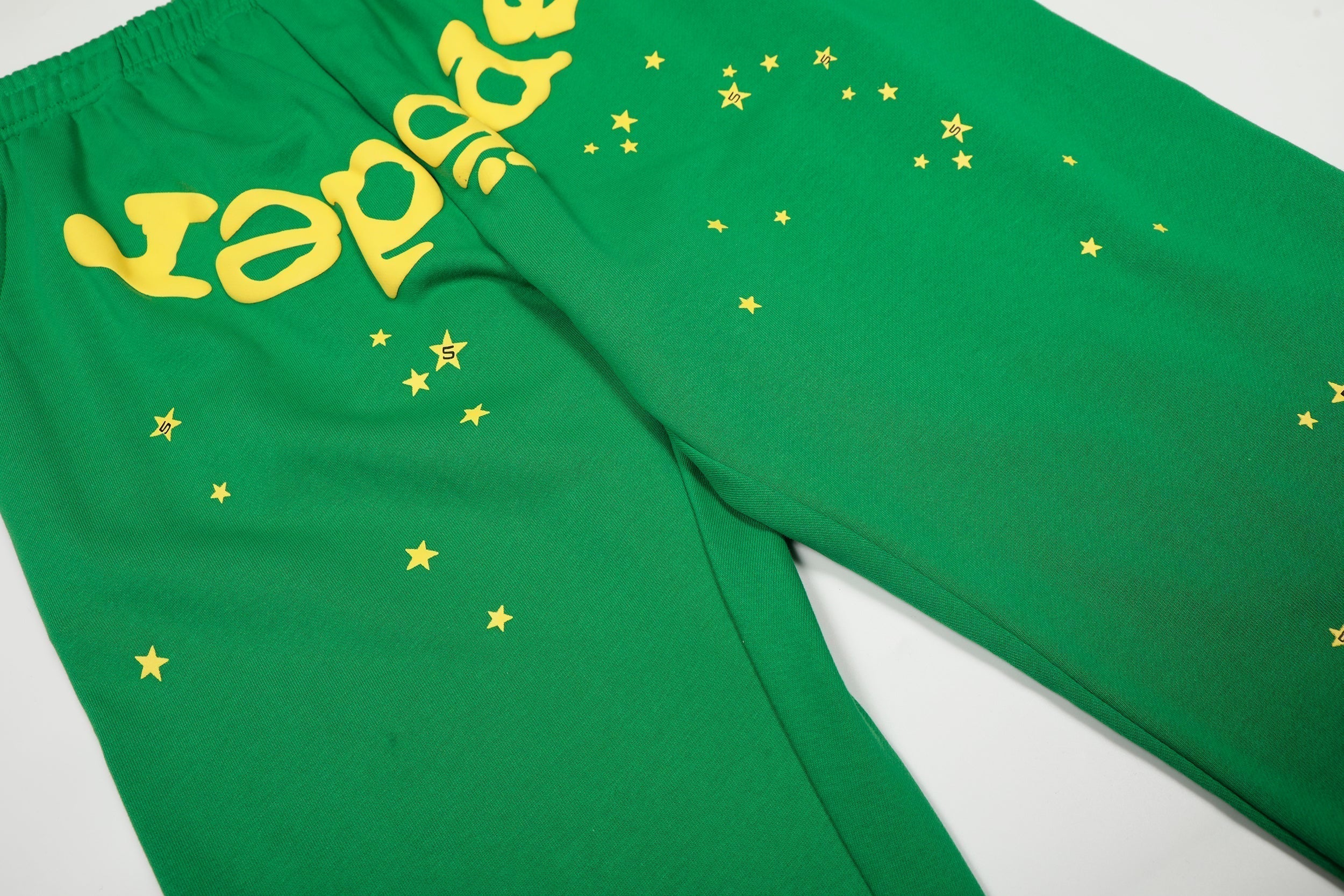 Sp5der Green Spider Web Star Pullover Hoodie