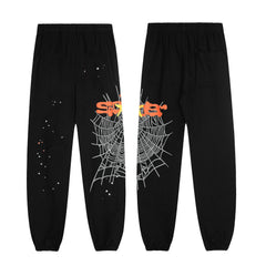 Sp5der Black Star Print Hoodie