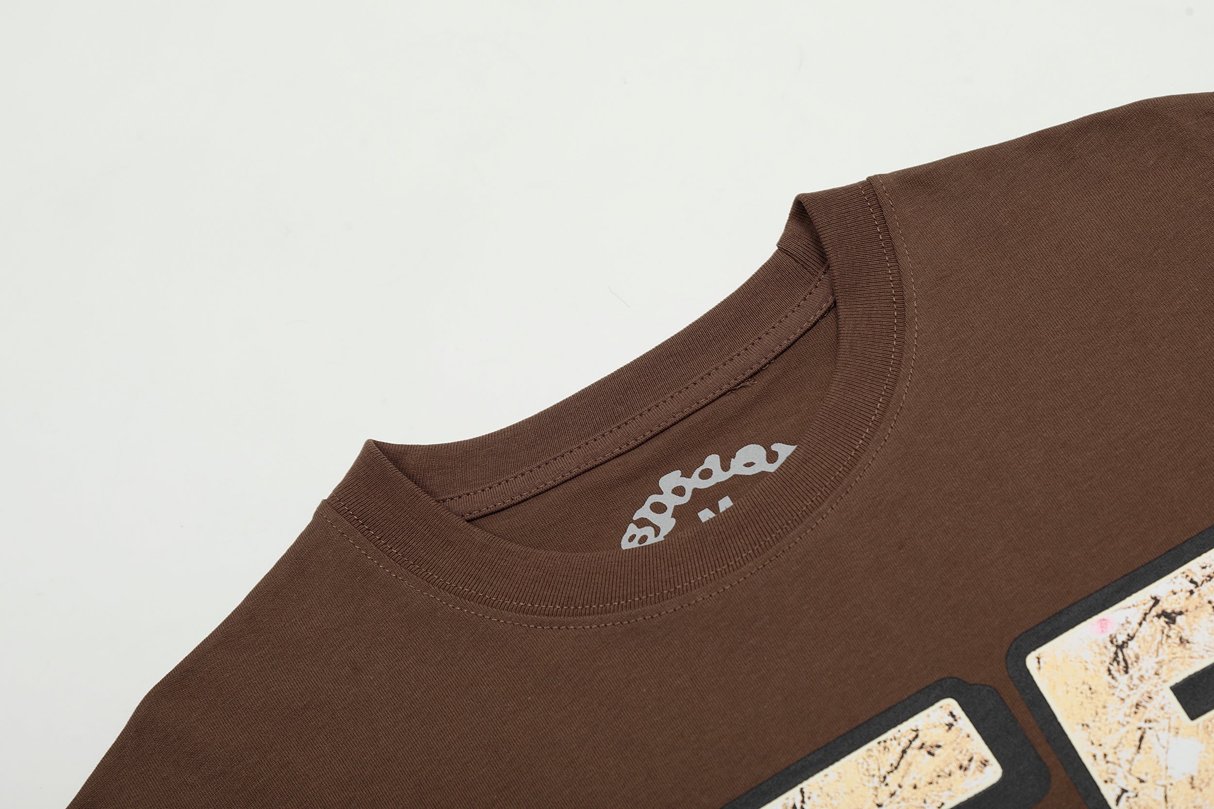 Sp5der 555 Vintage Distressed Graphic T‑Shirt