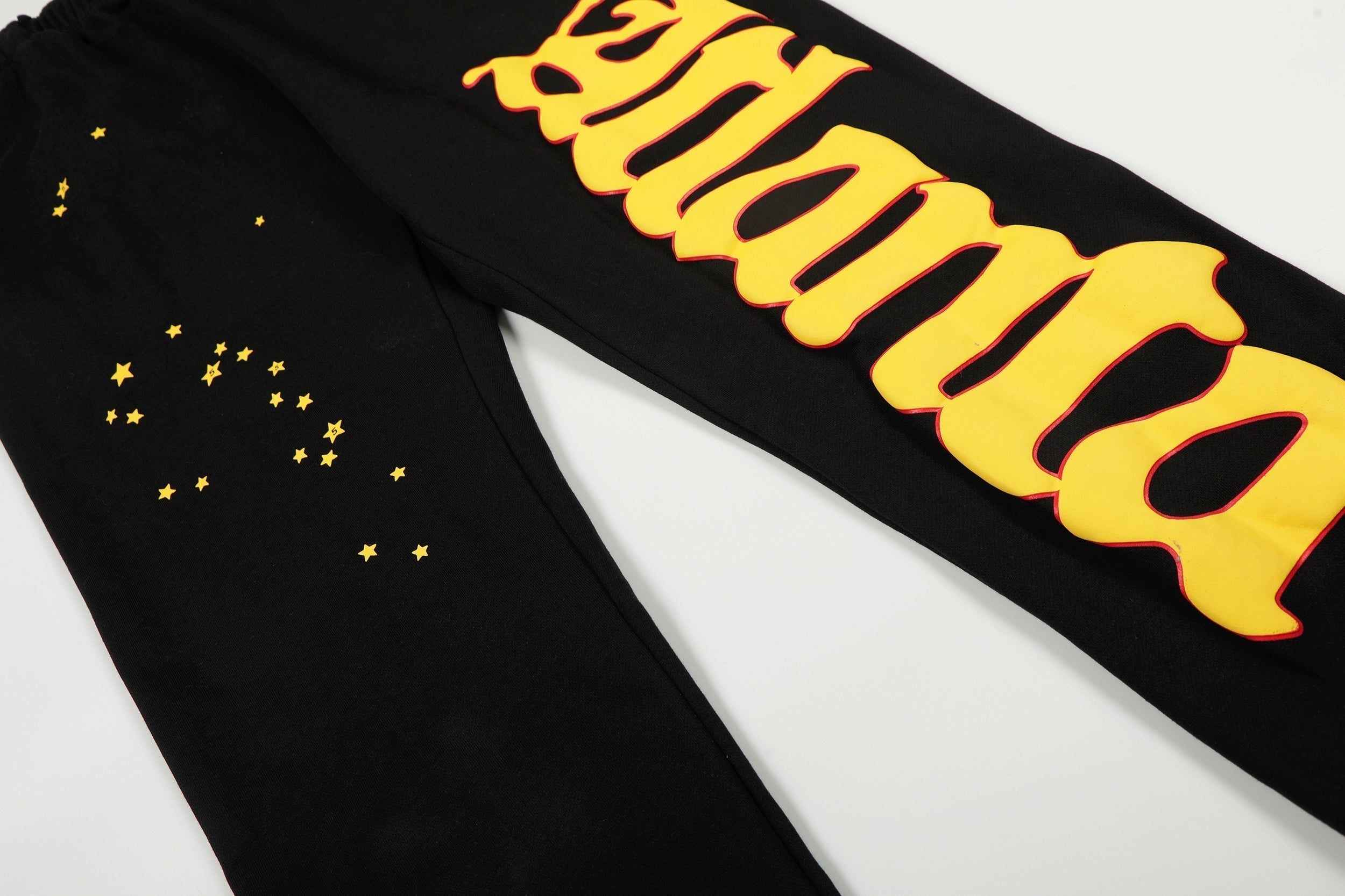 Sp5der Black Atlanta Spider Web Hoodie Sweatpants Set