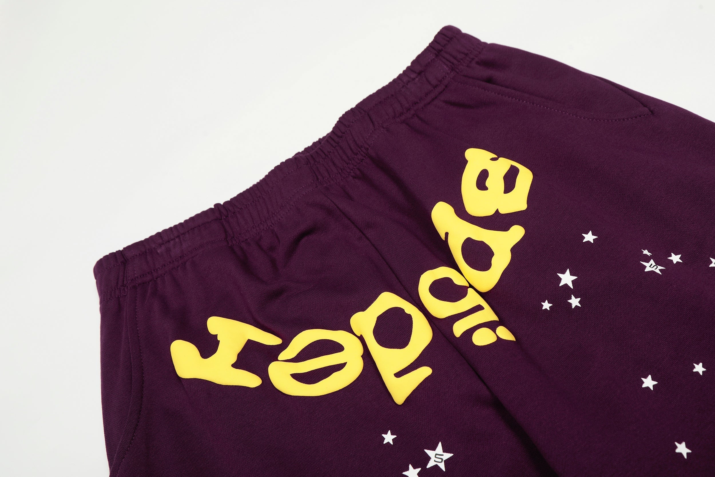 Sp5der Purple Spider Web Hoodie Sweatpants Set
