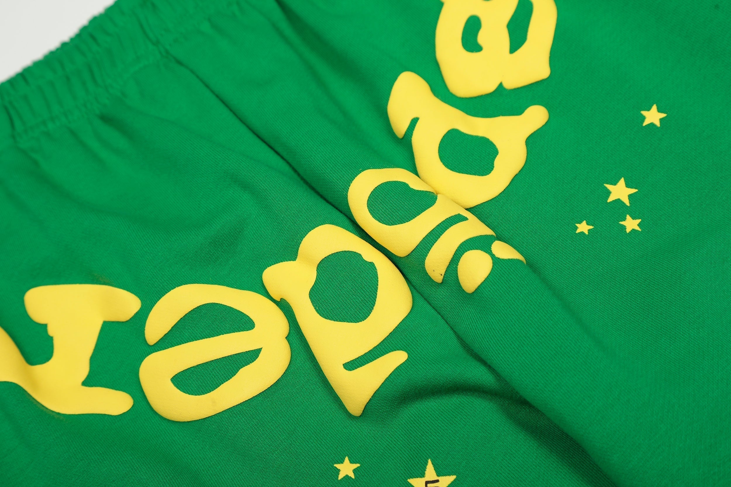 Sp5der Green Spider Web Star Pullover Hoodie