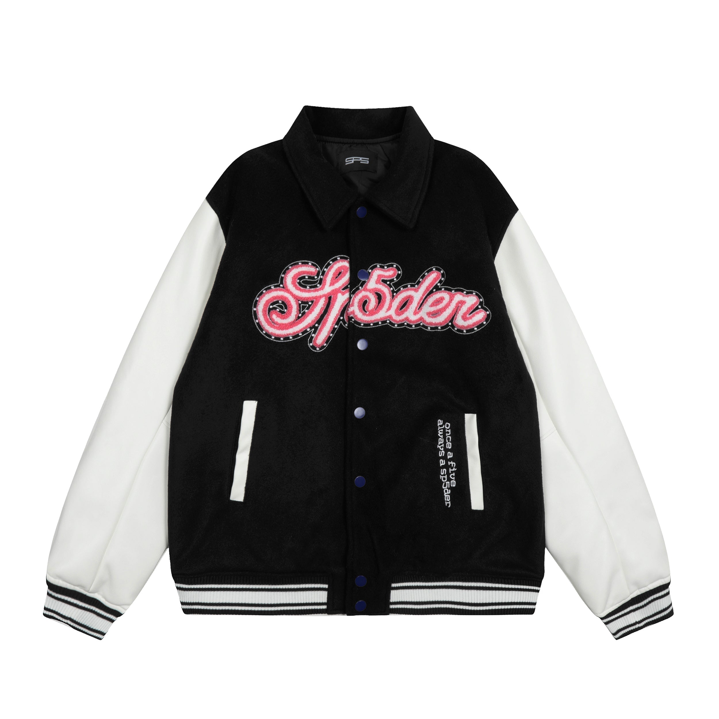 Sp5der Worldwide 5 Varsity Jacket