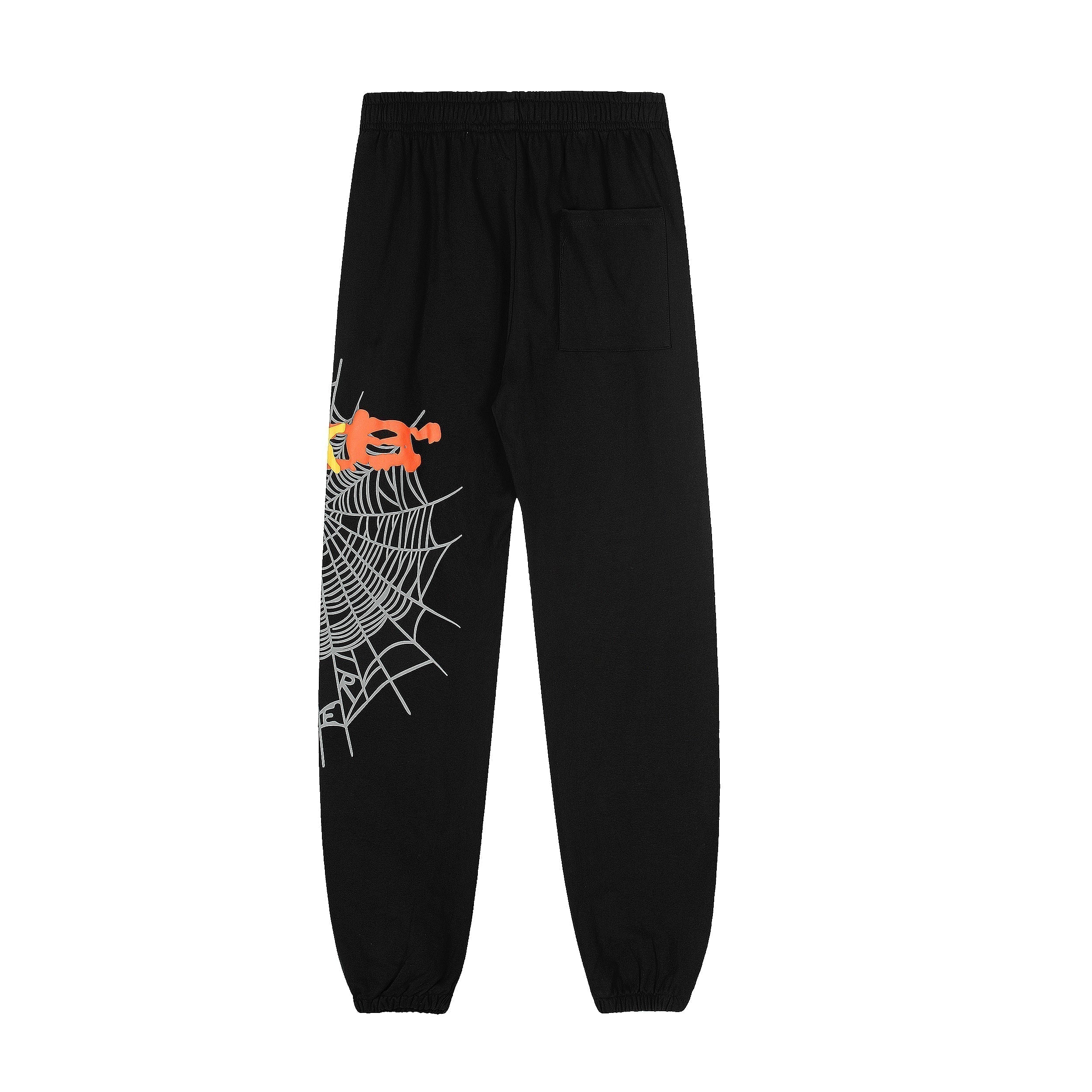 Sp5der Black Star Print Hoodie
