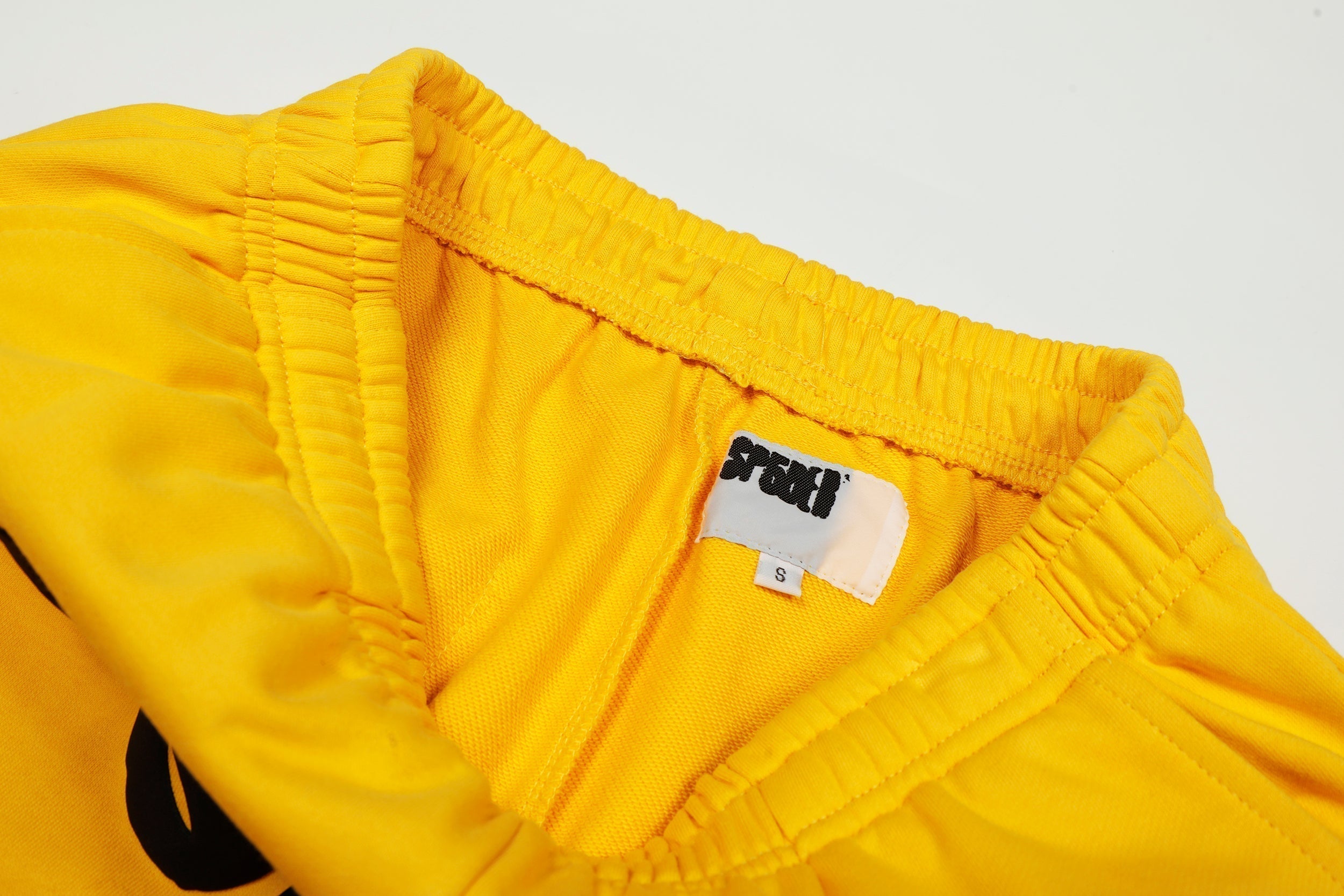 Sp5der Yellow Spider Web Hoodie Sweatpants Set