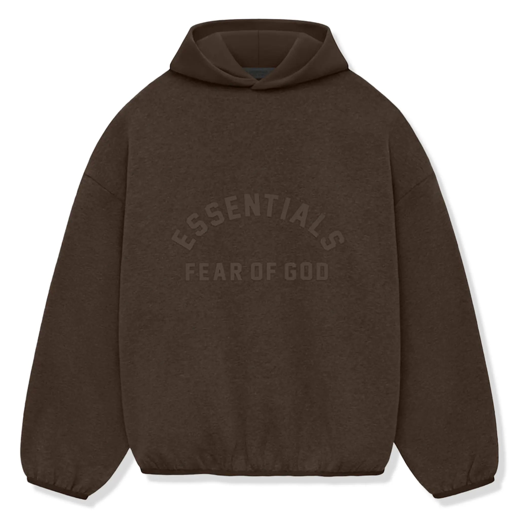 Fear Of God Essentials Core Collection Nylon Fleece Heather Wood Hoodie